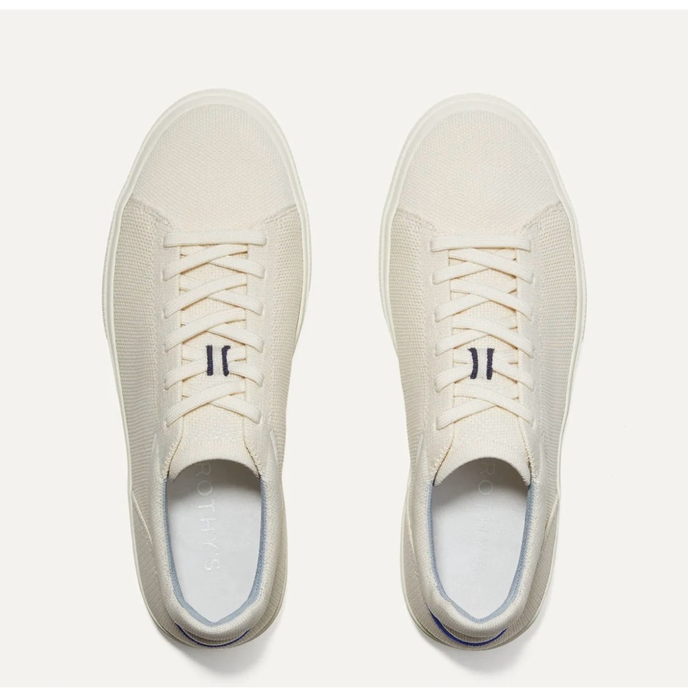 NWOT Rothy's The RS02 Sneaker in Bone Size 12.5 - Picture 2 of 5
